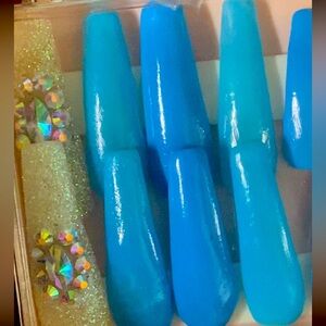 XL handmade dip powder press on nails